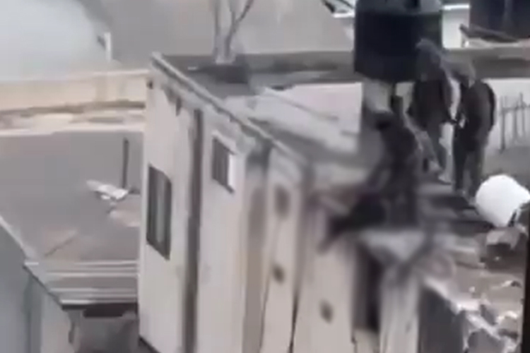 VIDEO: Israeli soldiers kill Palestinians, throw bodies from rooftop in VIDEO: Israeli soldiers kill Palestinians, throw bodies from rooftop in West Bank