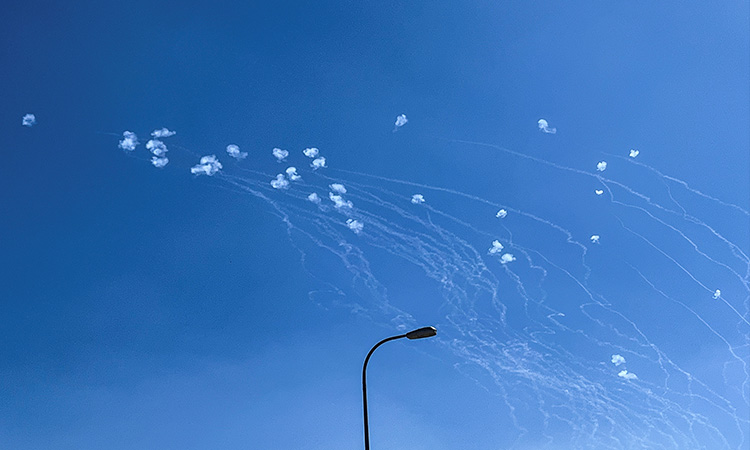 Israel says missiles launched from Iran; residents flee for shelters Israel says missiles launched from Iran; residents flee for shelters