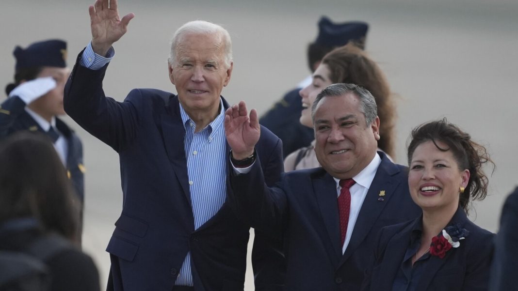 Biden arrives in Peru for international summit and meeting with Biden arrives in Peru for international summit and meeting with Xi as world leaders brace for Trump