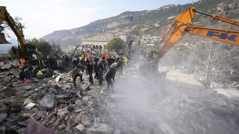 Israeli strikes kill dozens in Lebanon and isolated northern Gaza, officials say